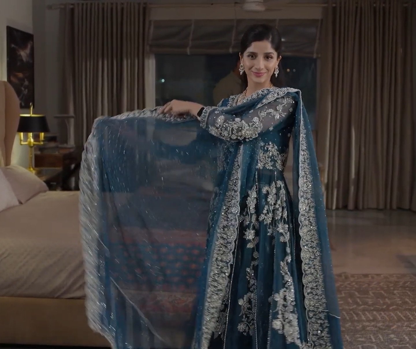 Blue Anarkali - Image 2